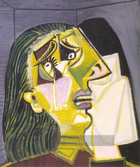 La femme qui pleure 10 1937 Kubismus Ölgemälde